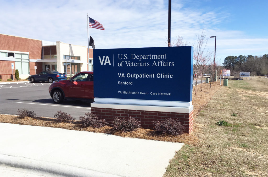 VA Outpatient Clinic Sanford, NC Advance Signs & Service, Inc