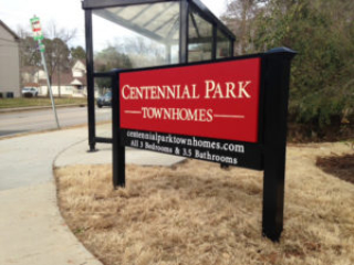 Centennial Park Townhomes - Raleigh, NC - Advance Signs &amp; Service