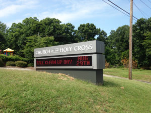 Church of the Holy Cross - Raleigh, NC - Advance Signs & Service
