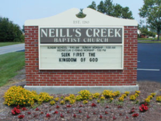 Neil&rsquo;s Creek Baptist Church &ndash; Angier, NC - Advance Signs &amp; Service