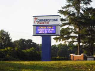 Cornerstone Church &ndash; Fuquay-Varina, NC - Advance Signs &amp; Service
